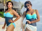 भोजपुरी एक्ट्रेस मोनालिसा ने स्विमसूट में दिए किलर पोज, वायरल हुईं 1