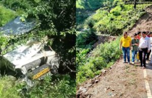 देहरादून: अनियंत्रित बोलेरो खाई में गिरी, दो की मौके पर मौत; दो लोग गंभीर रूप से घायल, अन्य का इलाज जारी