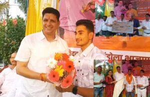 हल्द्वानी: अल्मोड़ा के स्टंटमैन चमन वर्मा को समाजसेवियों ने 51 हजार रुपए का चेक देकर किया सम्मानित, खतरनाक स्टंट देख लोगों ने दबाई दांतों तले उंगली