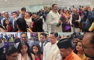 देहरादून: चार दिवसीय दौरे पर सीएम धामी का एयरपोर्ट पर प्रवासियों ने किया जोरदार स्वागत, आज रोड शो करेंगे मुख्यमंत्री