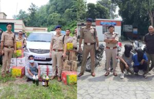 हल्द्वानी: चोरी की 10 बाइकों के साथ चार आरोपी गिरफ्तार, हल्द्वानी में शराब तस्कर भी चढ़ा हत्थे