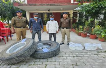 ऋषिकेश: पुलिस ने हत्थे चढ़े दो टायर चोर, वाहनों से टायर व चोरी की बैटरियां भी बरामद