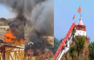 Ramnagar: गर्जिया मंदिर परिसर में लगी भीषण आग, सभी दुकानें जलकर राख, पलभर में हर तरफ मच गई चीख-पुकार
