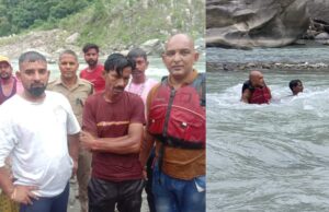 Haldwani: गणपति विसर्जन के दौरान गौला नदी मे बहा युवक, नैनीताल जल पुलिस ने किया रेस्क्यू