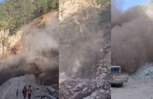 Chamoli: मौत का गुबार… हेलंग-मारवाड़ी बाईपास पर सड़क कटिंग के दौरान हुआ भूस्खलन, जान बचाने लिए भागे मजदूर