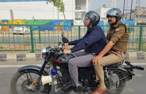 Uttarakhand News: बुलेट पर आगे डीएम और पीछे बैठे एसएसपी, एक बार फिर से देखीं शहर की व्यवस्थाएं