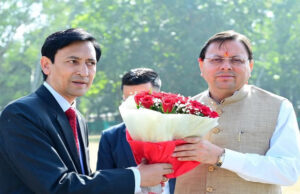 CM Dhami in Haldwani: मुख्यमंत्री पुष्कर सिंह धामी हल्द्वानी पहुंचे, सैनिक सम्मेलन में की शिरकत