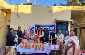 हल्द्वानी में एनसीडब्ल्यूडीसी की टीम के द्वारा राष्ट्रीय अध्यक्ष इंटरनेशनल पैडमैन वीरेन दवे जी का स्वागत और पेड यात्रा