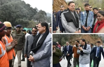 उत्तराखंड : CM Dhami अचानक पहुंचे नैनीताल जिले के भ्रमण पर, कैंची धाम बाईपास का किया निरीक्षण