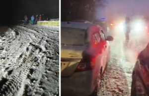 Nainital News: बर्फबारी देखने उमड़ी पर्यटकों की भीड़, फंसे वाहन, पाला गिरने से बढ़ गई फिसलन