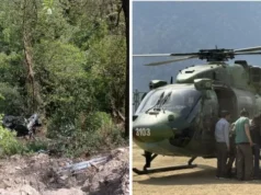 चमोली: गोपेश्वर-चोपता हाईवे पर सेना का वाहन खाई में गिरा, दो जवान हुए घायल