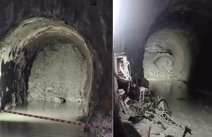 Uttarakhand: ऋषिकेश कर्णप्रयाग रेलवे लाइन, रुद्रप्रयाग में सुरंग के अंदर मिट्टी धंसी, पानी के साथ आया मलबा, मची अफरा तफरी