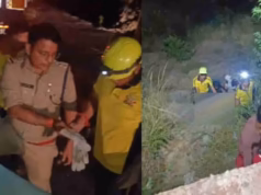 Devprayag: तोताघाटी के पास सड़क हादसा, तीन पैराफिट तोड़ते हुए मीटर गहरी खाई गिरा ईंटों से भरा ट्रक, चालक गंभीर