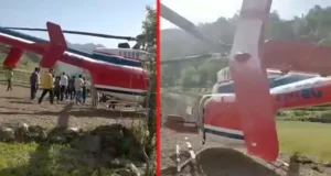 उत्तराखंड में मां सुरकंडा देवी का चमत्कार, तारों में उलझकर गिरा हेलीकॉप्टर, नहीं आई किसी को खरोंच
