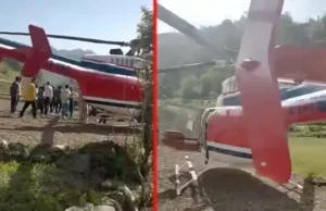 उत्तराखंड में मां सुरकंडा देवी का चमत्कार, तारों में उलझकर गिरा हेलीकॉप्टर, नहीं आई किसी को खरोंच