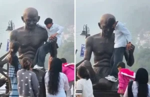 Uttarakhand: नैनीताल में पर्यटकों ने किया राष्ट्रपिता का अपमान? तस्वीर देख आपको भी आाएगी शर्म