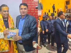 Chamoli: उद्योगपति मुकेश अंबानी ने किए बदरीनाथ के दर्शन, भगवान बदरीविशाल का लिया आशीवार्द, पांच करोड़ किए दान