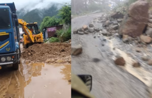 Uttarakhand: मलबा आने से यमुनोत्री हाईवे बंद, कर्णप्रयाग में गिरे भारी बोल्डर, नारायणबगड़ बाजार में घुसा मलबा
