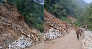 Uttarkashi: यमुनोत्री हाईवे पर देखते ही देखते नीचे आ गया पूरा पहाड़, खौफनाक मंजर, वाहनों की लगी लंबी कतार