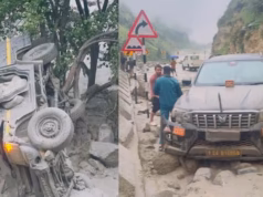 Chamoli News: लापता कर्मचारी की तमक नाले में खोज एवं बचाव कार्य शुरू, चारों तरफ फैला मलबा, दबे हैं वाहन
