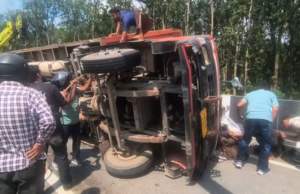 Uttarakhand: राजधानी देहरादून में दर्दनाक हादसा, बेकाबू ट्रक एक्सप्रेस-वे के पराफिट से टकराकर मजदूर पर पलटा, मौके पर हुई मौत