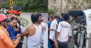 रुद्रप्रयाग: यात्रियों से भरा टेंपो ट्रैवलर अनियंत्रित होकर पलटा, चालक समेत 16 लोग घायल, अस्पताल में भर्ती