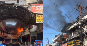 देहरादून: मोती बाजार के कॉम्प्लेक्स में फर्नीचर की दुकान में लगी आग, मची अफरा तफरी, दमकल की टीमें पहुंची