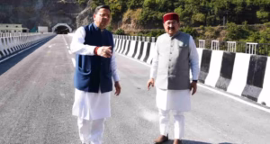 रुद्रप्रयाग: सीएम धामी ने किया 156 करोड़ के पुल का निरीक्षण, बदरी-केदार जाने वालों को मिलेगी जाम से राहत