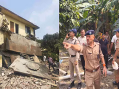 हरिद्वार: धनौरी लॉ कॉलेज में हादसा, भरभराकर गिरा शौचालय का हिस्सा, मलबे में दबा पीएसी का जवान, रेस्क्यू किया
