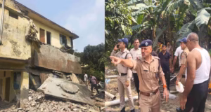 हरिद्वार: धनौरी लॉ कॉलेज में हादसा, भरभराकर गिरा शौचालय का हिस्सा, मलबे में दबा पीएसी का जवान, रेस्क्यू किया