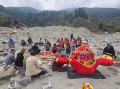 उत्तरकाशी: धराली आपदा के 14 महीने बाद मलबे में दबे कल्प केदार मंदिर की तलाश शुरू, 100 साल बाद फिर खुदाई