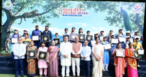 वन्यजीव सप्ताह का शुभारंभ: सीएम ने 18 लोगों को किया सम्मानित, अदम्य साहस दिखाने वालों को मिलेंगे 51 हजार